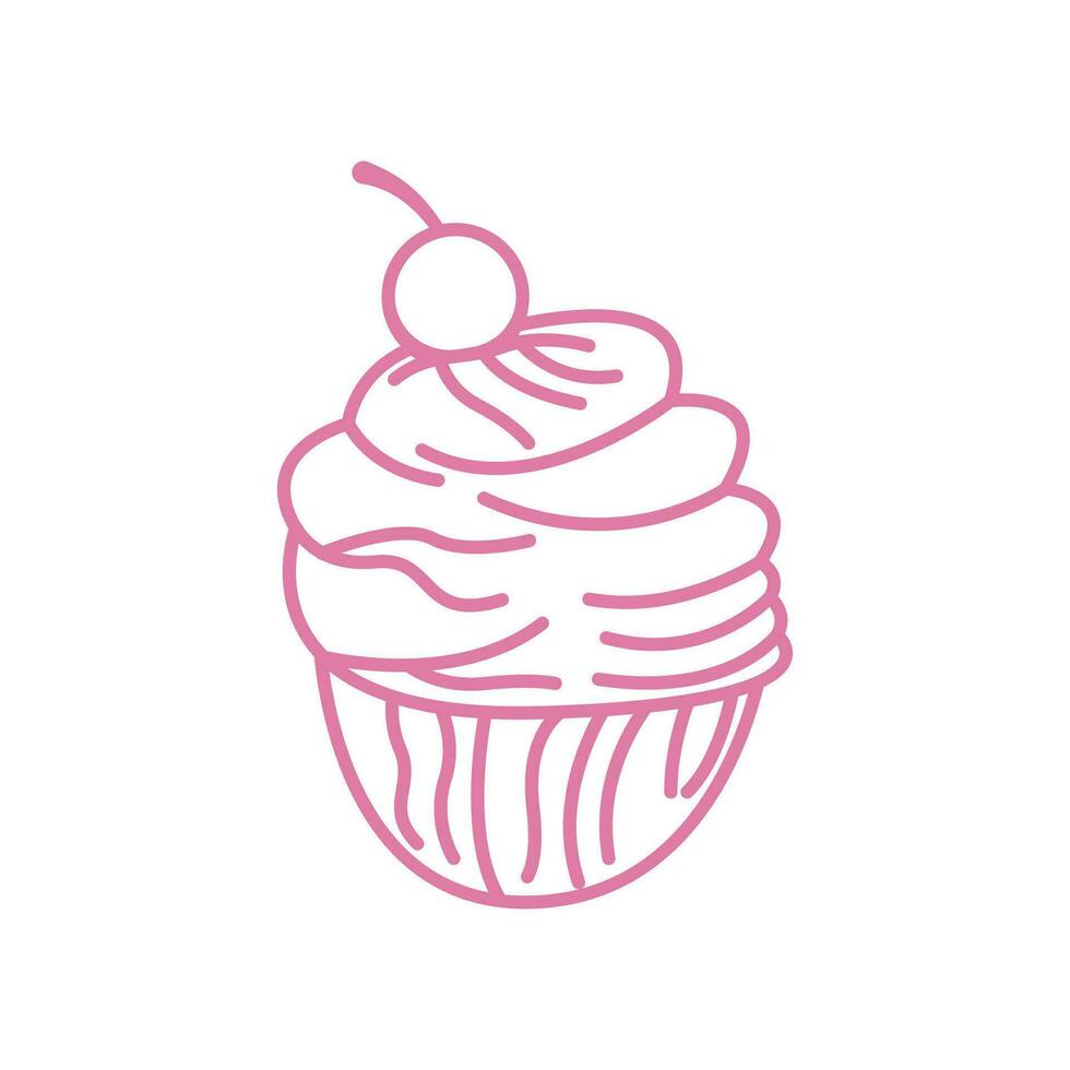Sweet cake template logo design vector illustration 29621911 Vector Art ...