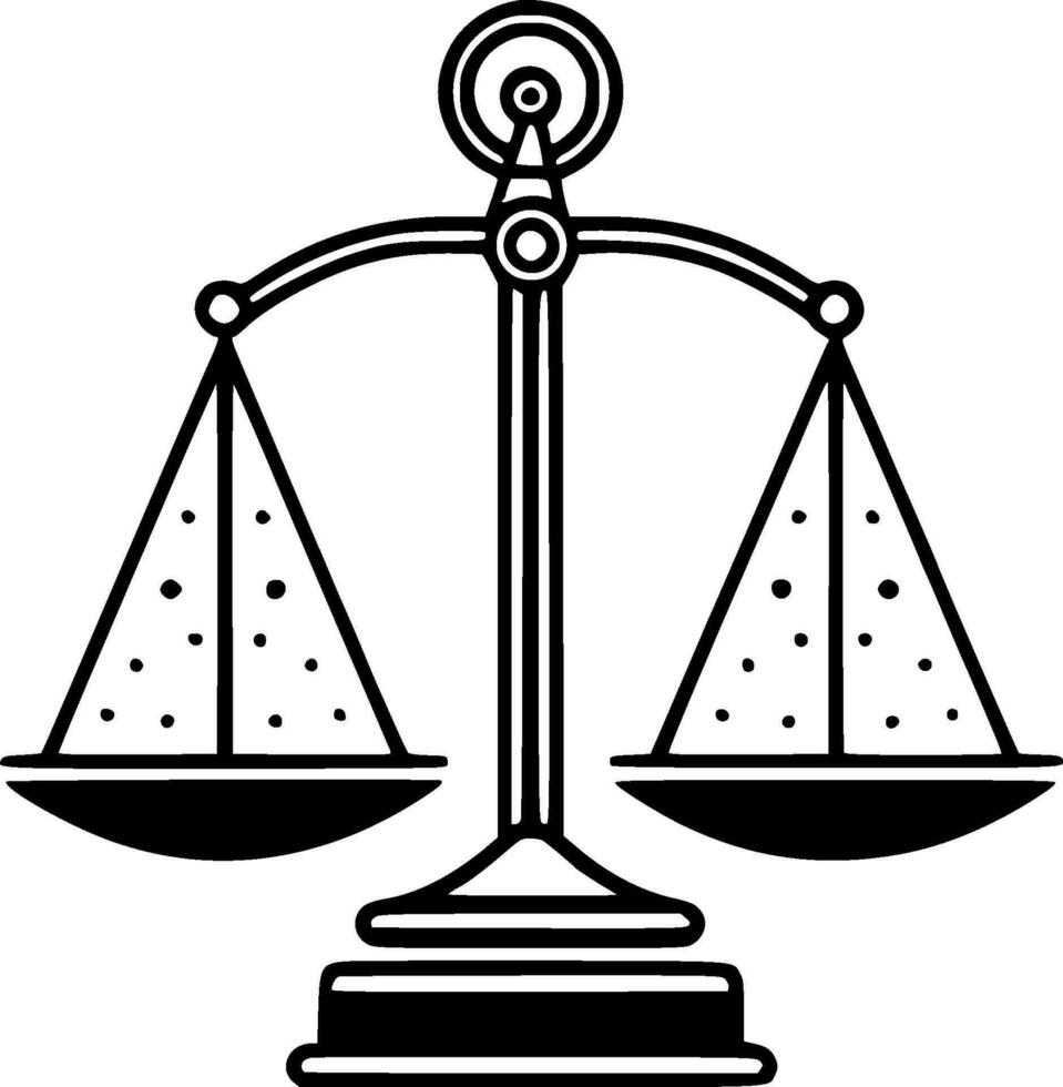 Justice - High Quality Vector Logo - Vector illustration ideal for T-shirt graphic
