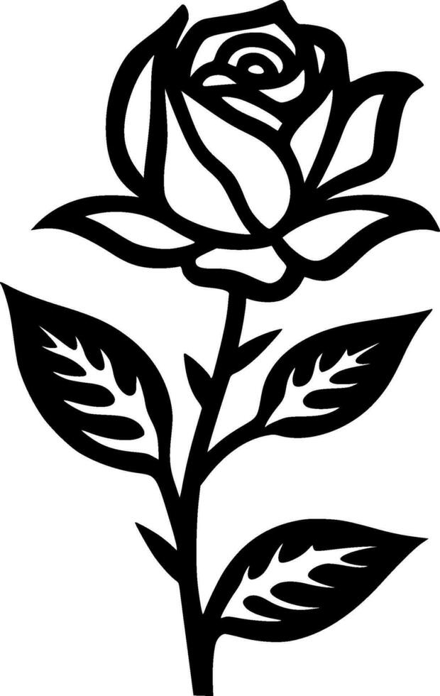 Flower - Minimalist and Flat Logo - Vector illustration