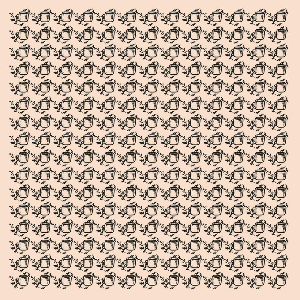 international day of coffee background with hand drawn and realistic llustration vector