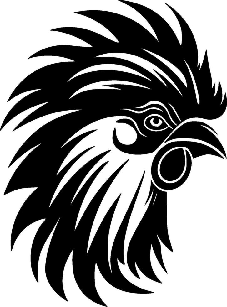 gallo - minimalista y plano logo - vector ilustración