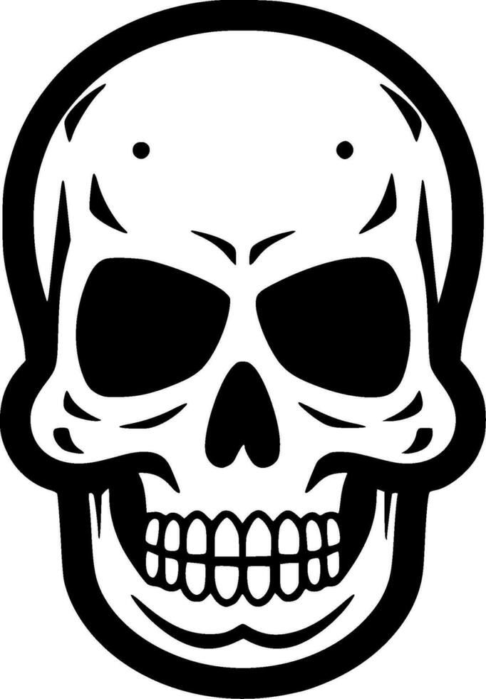 Halloween, Black and White Vector illustration