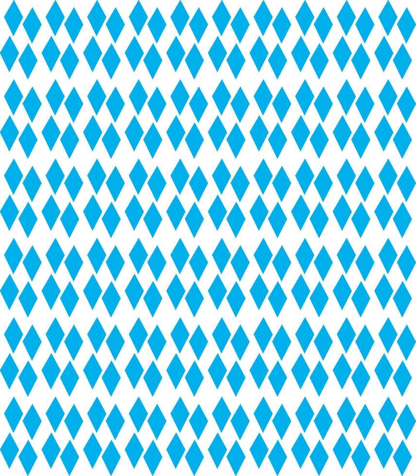 Horizontal Oktoberfest Background - Vector Seamless Bavarian Flag Pattern