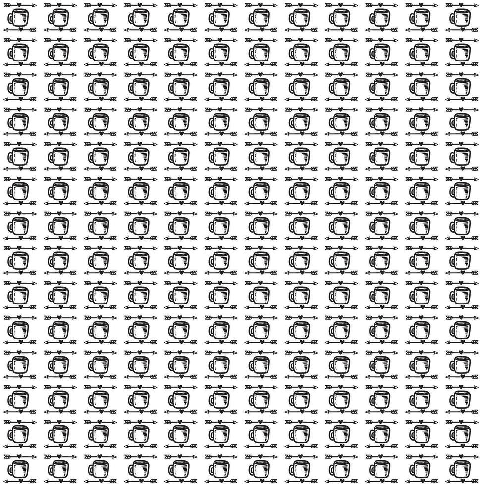 international day of coffee background with hand drawn and realistic llustration vector