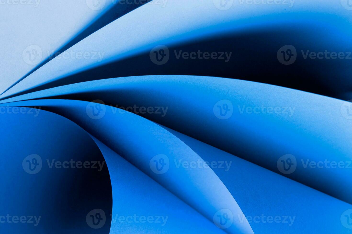 Abstract paper curved background photo