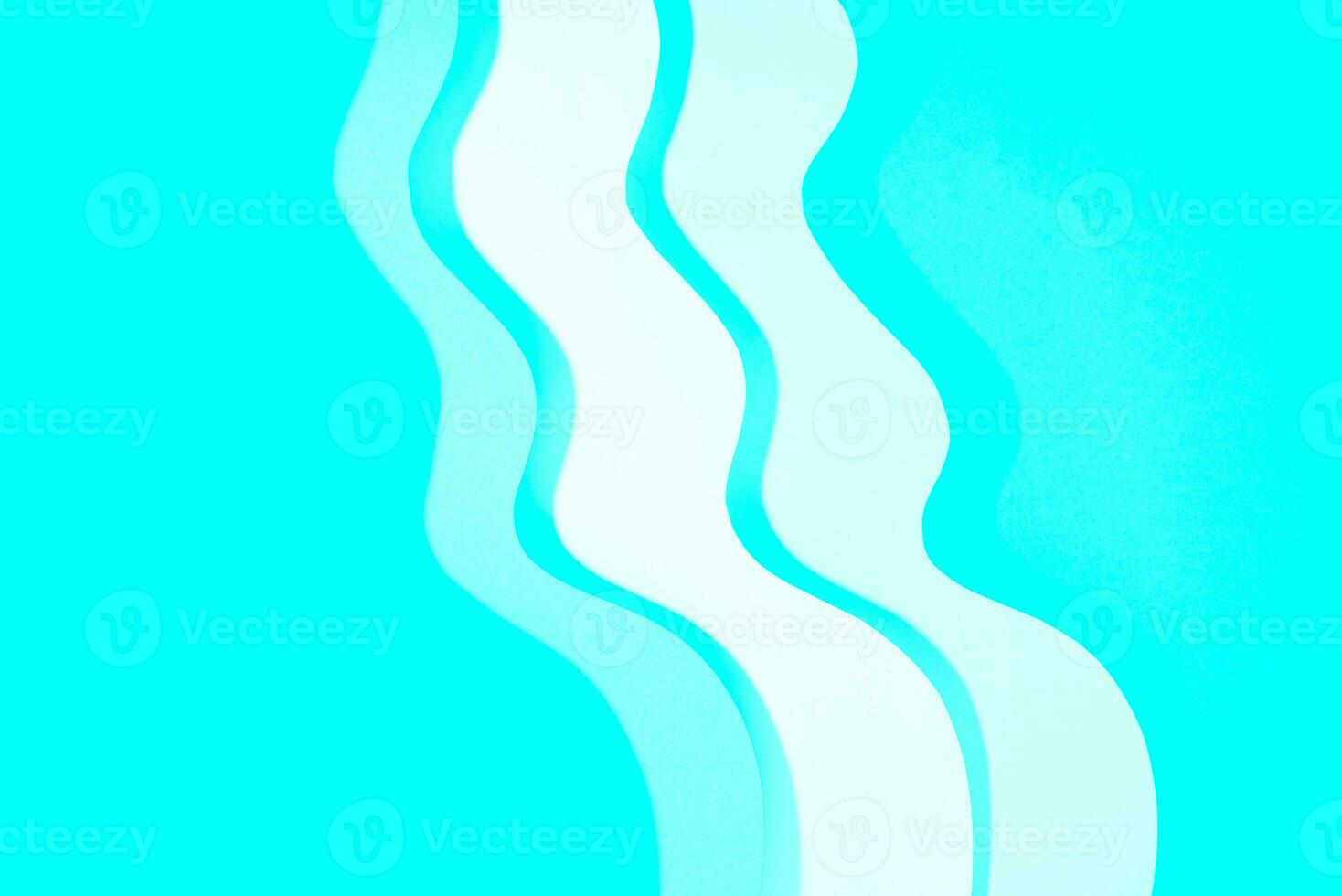 Abstract psychedelic papercut background photo
