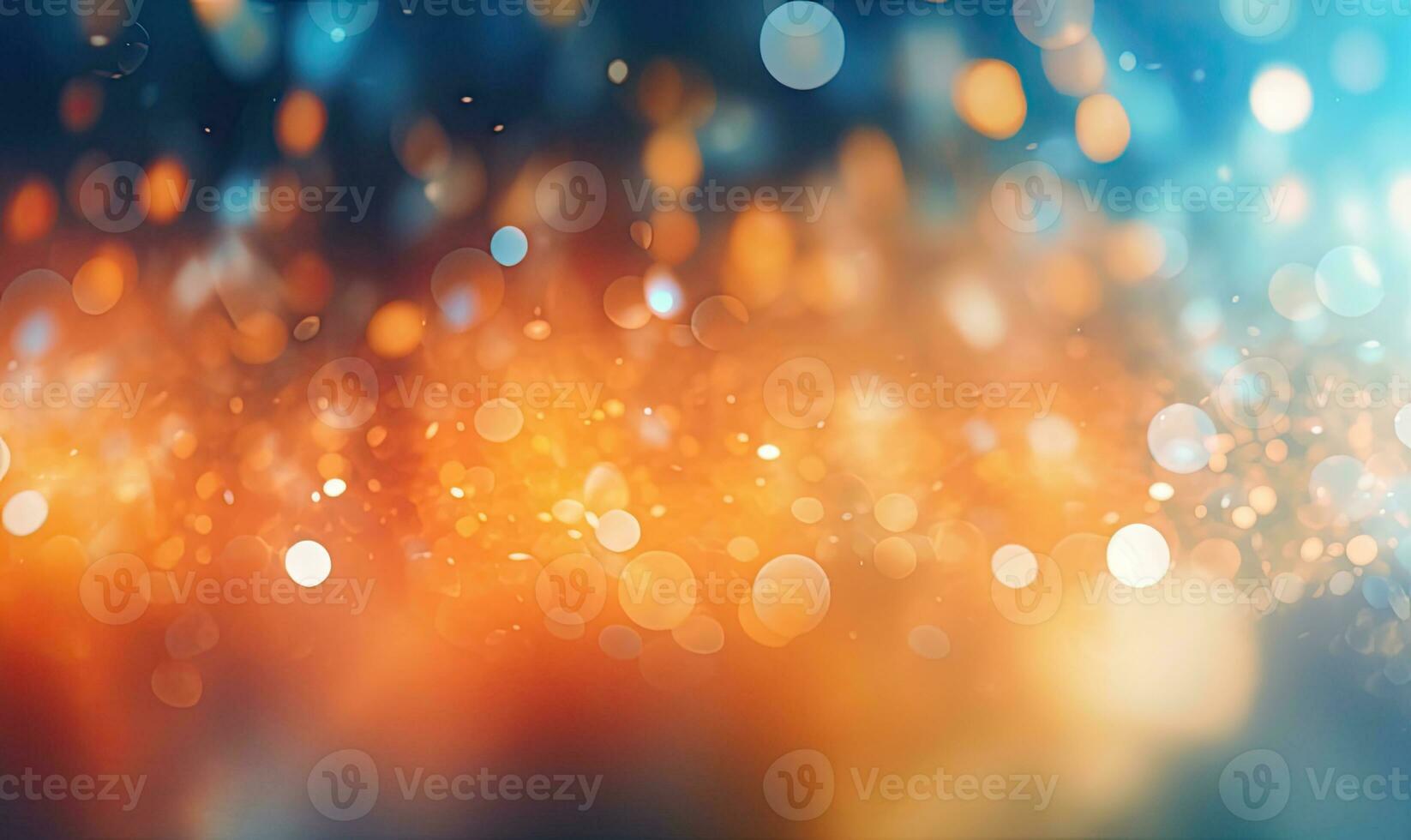 Light through wet windows. Night festival background. For banner, postcard, book illustration.Created with generative AI tools photo