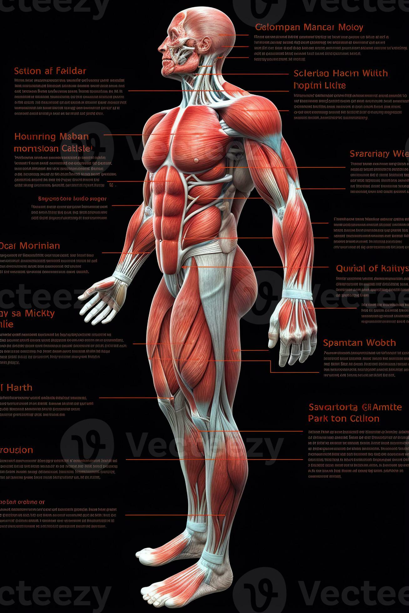 Muscle system, AI Generative 29624667 Stock Photo at Vecteezy