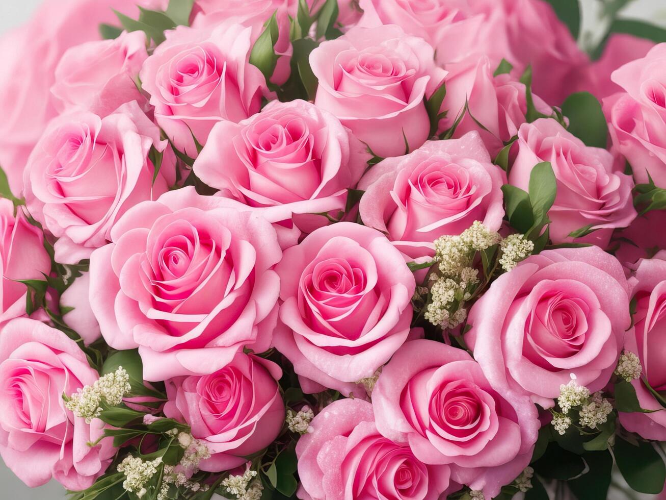 Fresh rose flowers photo