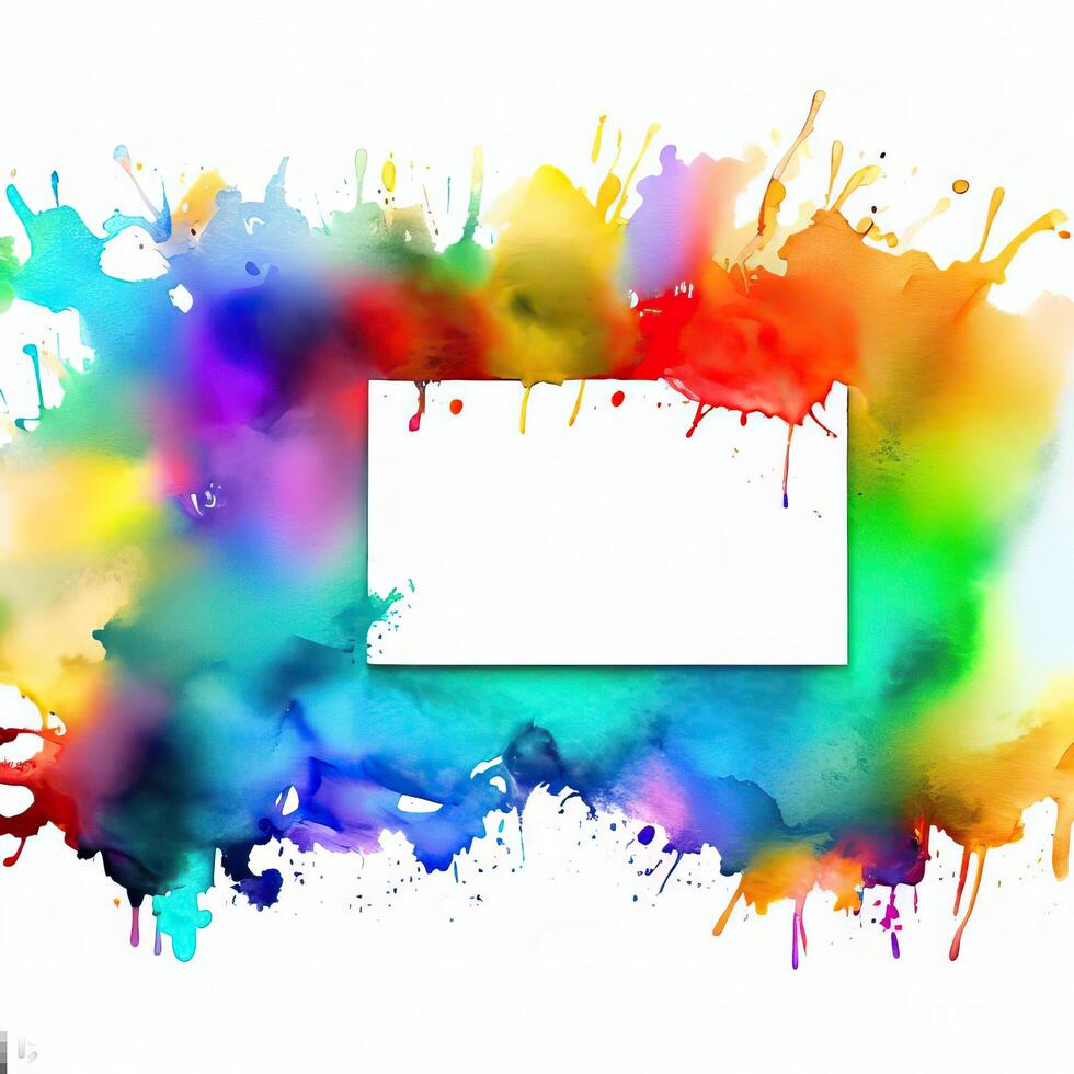 Abstract powder splatted background Freeze motion of color powder exploring photo