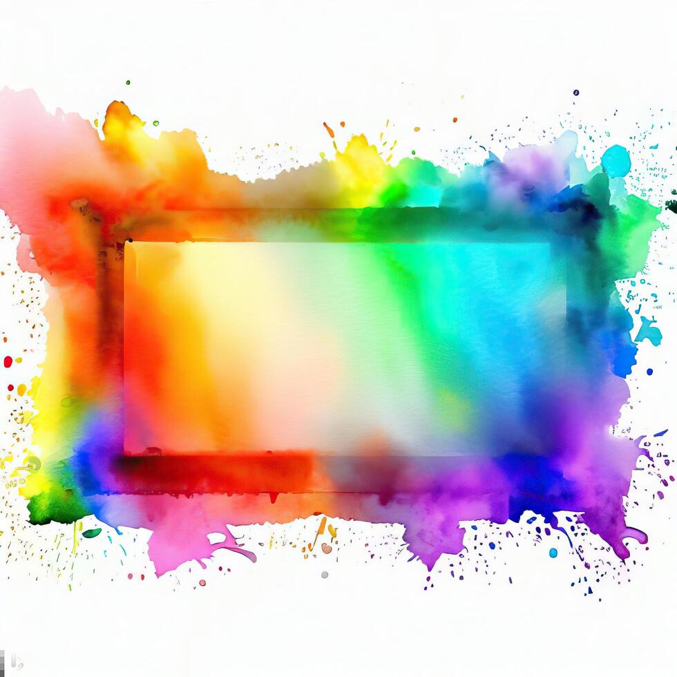 Abstract powder splatted background Freeze motion of color powder exploring photo