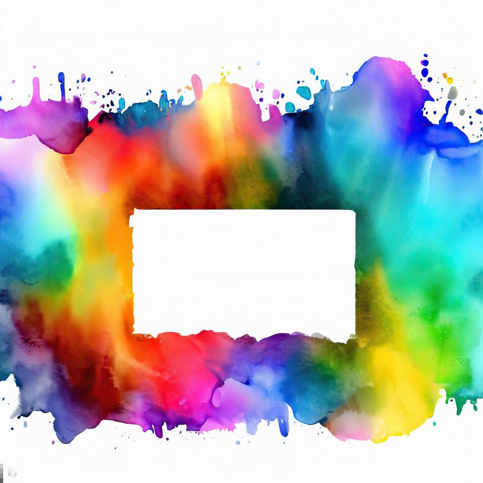 Abstract powder splatted background Freeze motion of color powder exploring photo