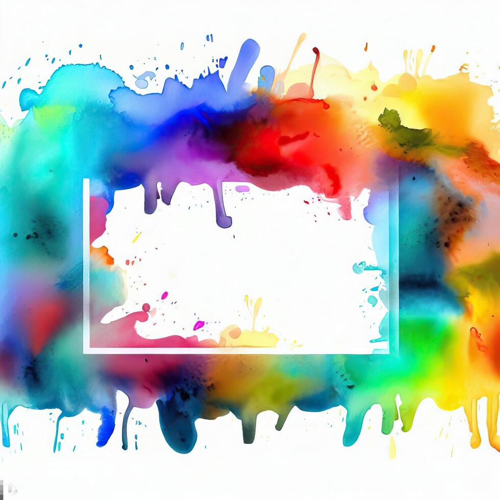 Abstract powder splatted background Freeze motion of color powder exploring photo