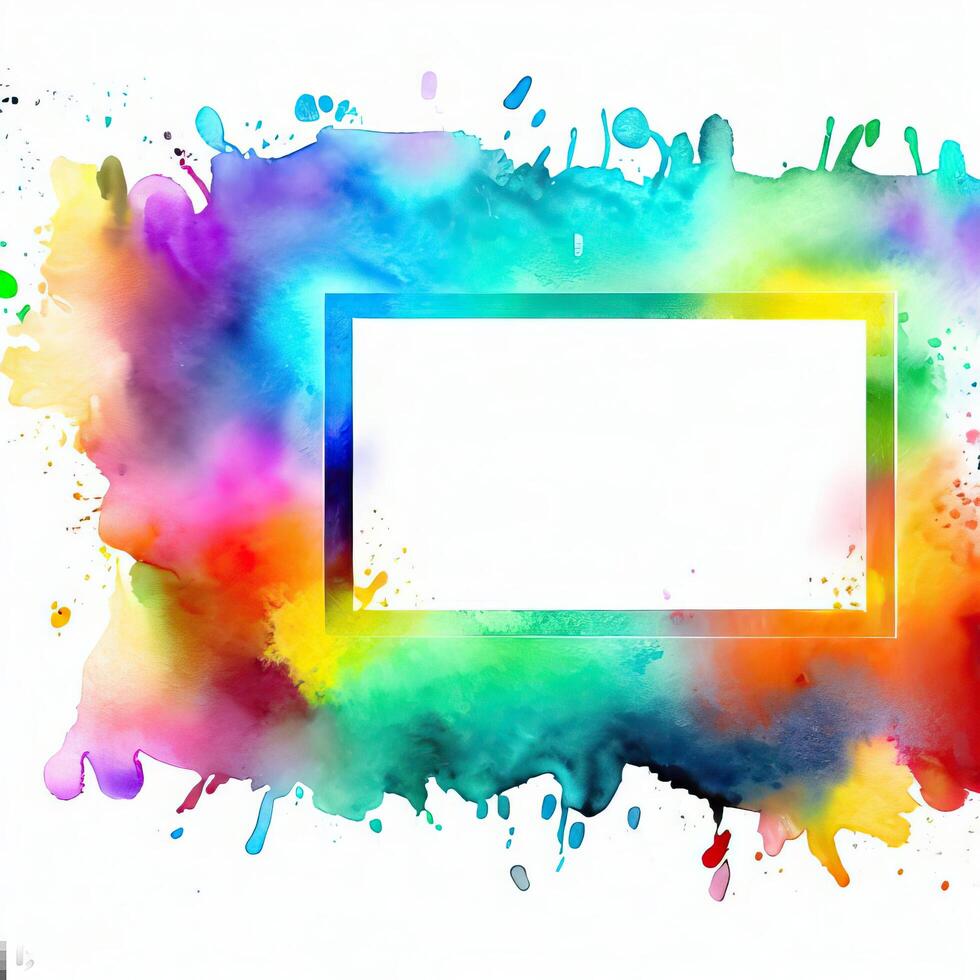 Abstract powder splatted background Freeze motion of color powder exploring photo