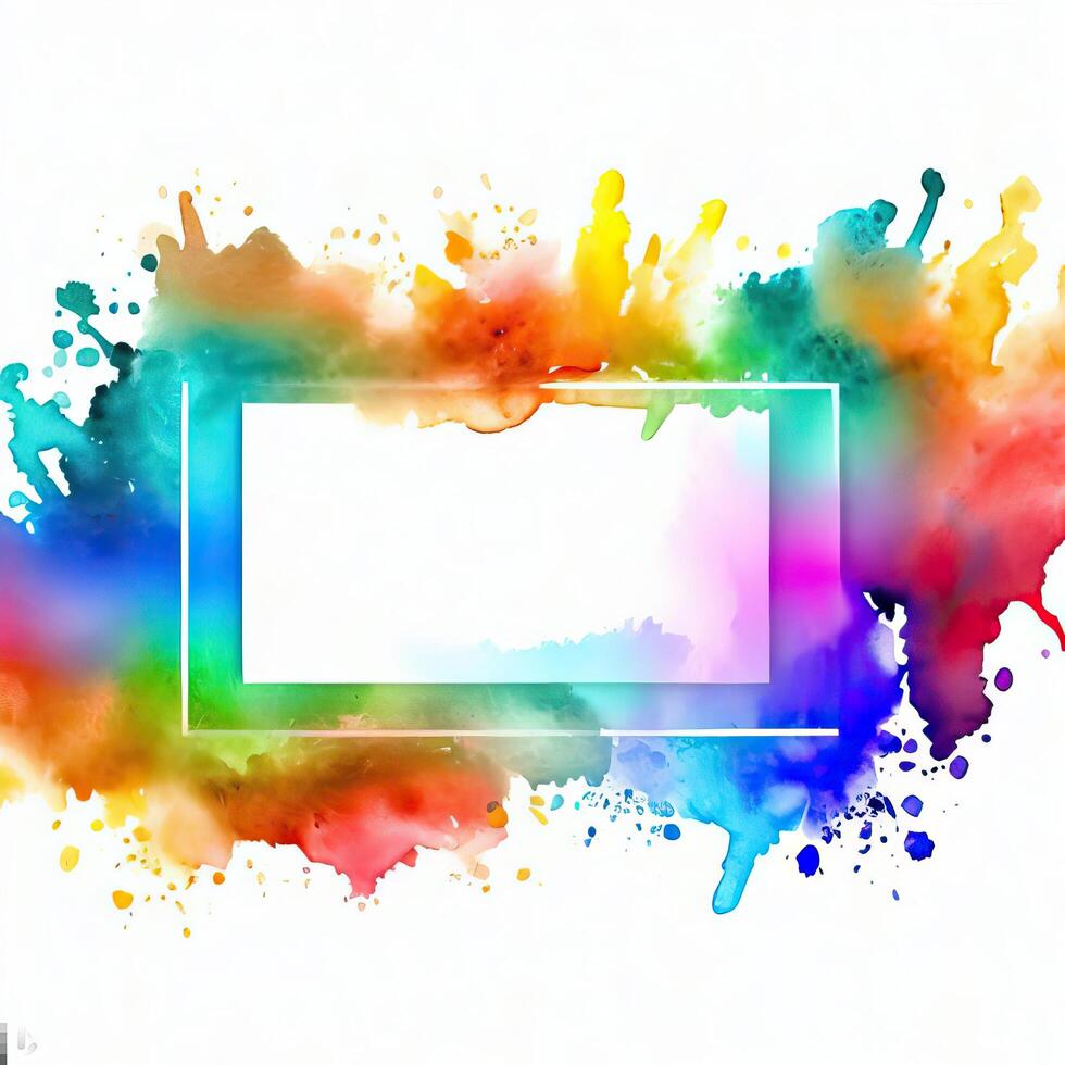Abstract powder splatted background Freeze motion of color powder exploring photo