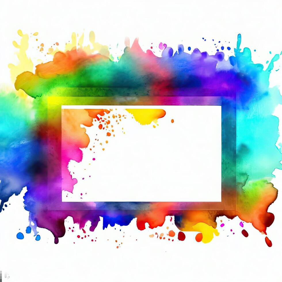 Abstract powder splatted background Freeze motion of color powder exploring photo