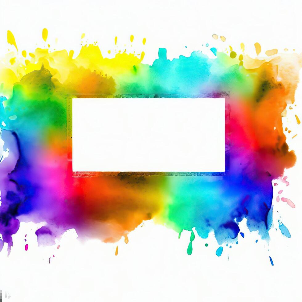 Abstract powder splatted background Freeze motion of color powder exploring photo