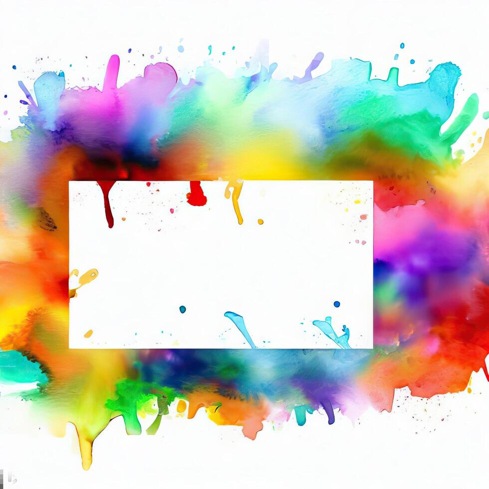 Abstract powder splatted background Freeze motion of color powder exploring photo