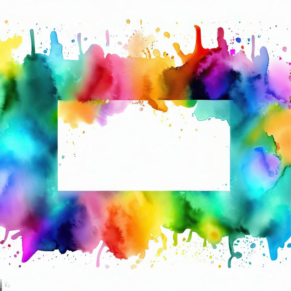 Abstract powder splatted background Freeze motion of color powder exploring photo
