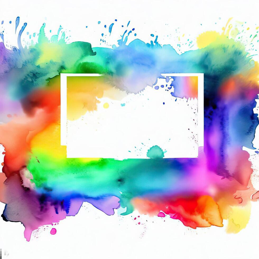 Abstract powder splatted background Freeze motion of color powder exploring photo