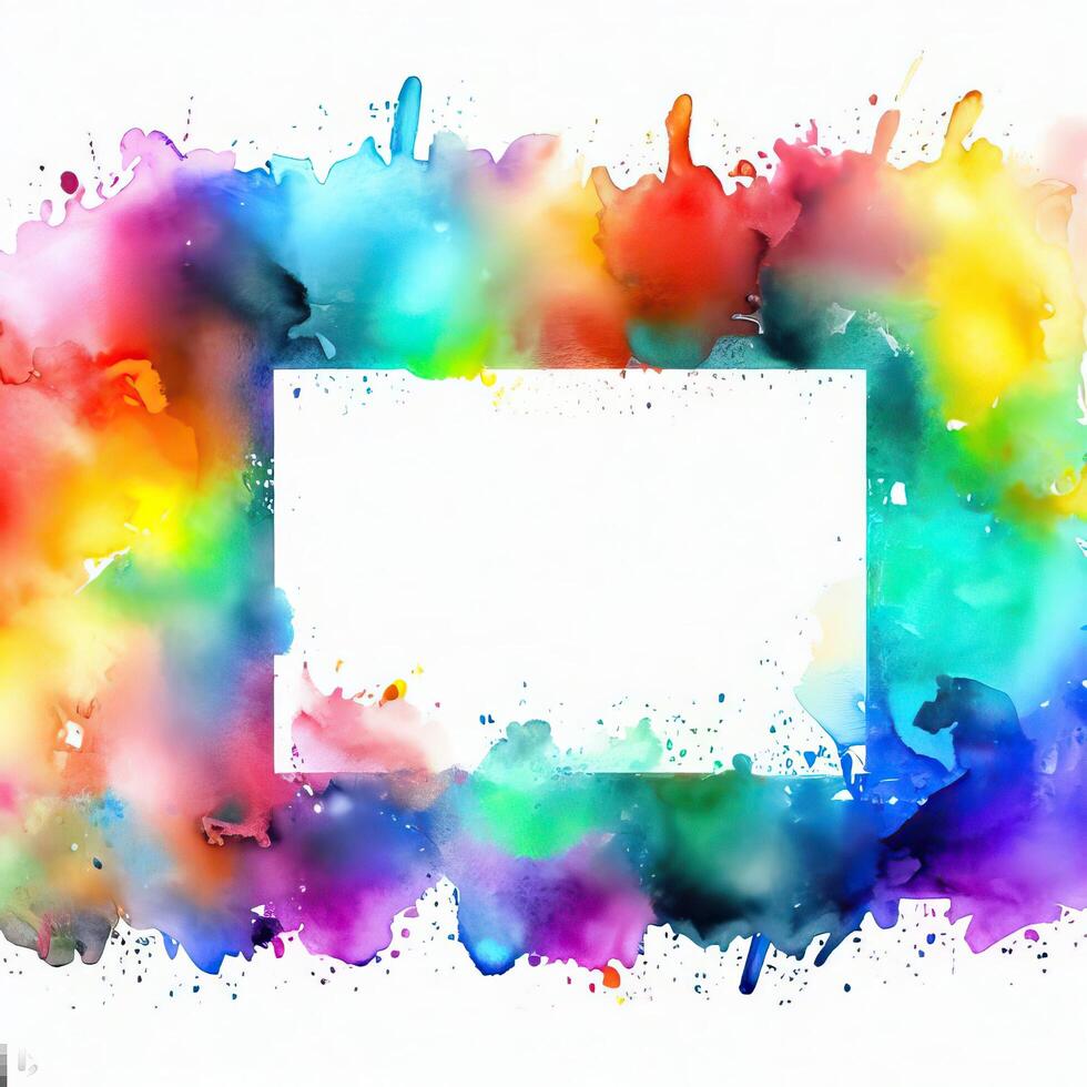 Abstract powder splatted background Freeze motion of color powder exploring photo