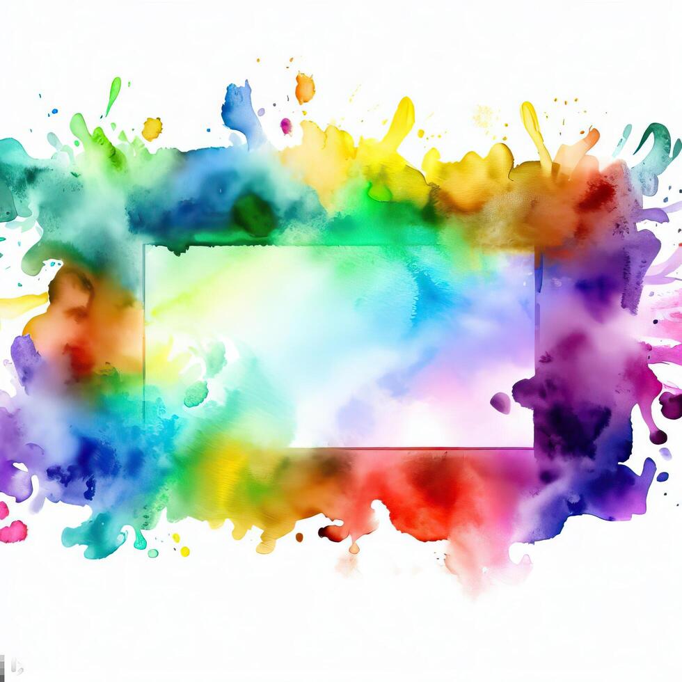 Abstract powder splatted background Freeze motion of color powder exploring photo