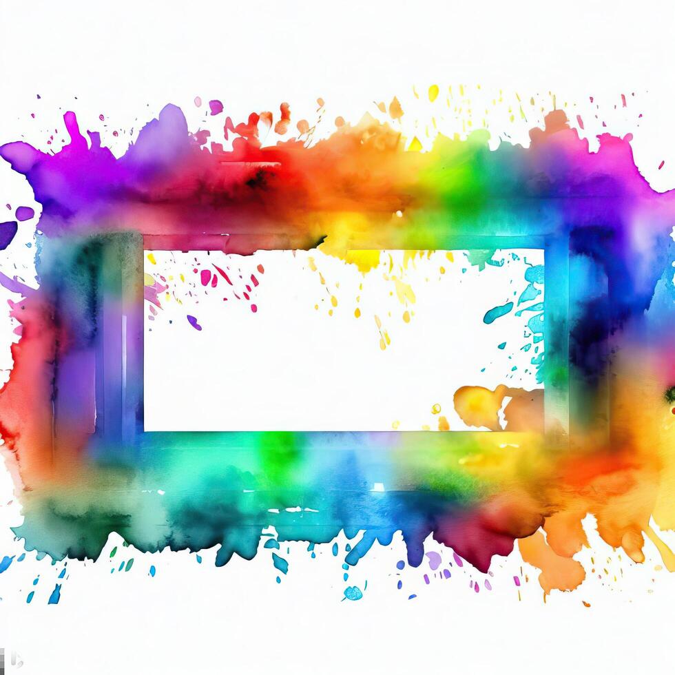 Abstract powder splatted background Freeze motion of color powder exploring photo