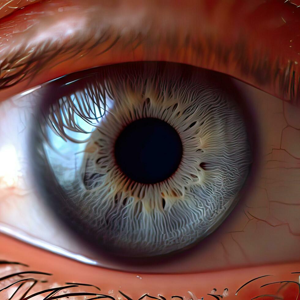 Close-up of woman's eye photo