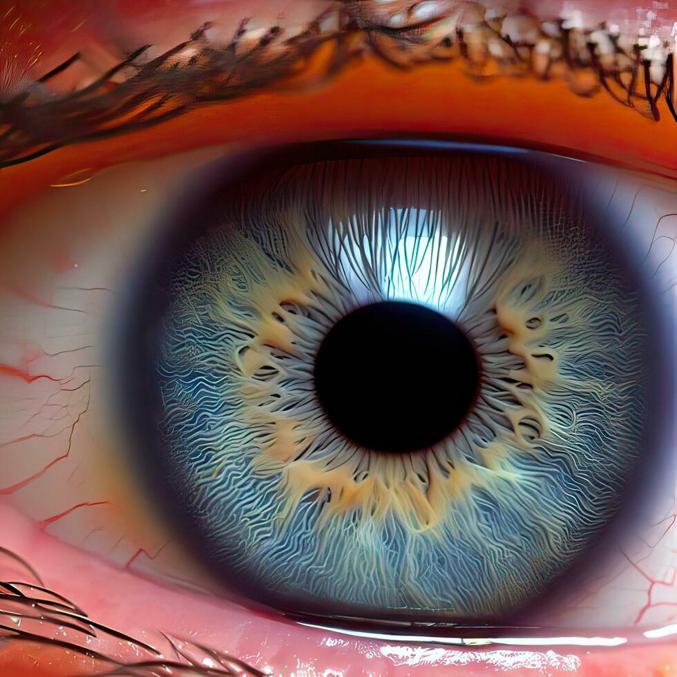 Close-up of woman's eye photo