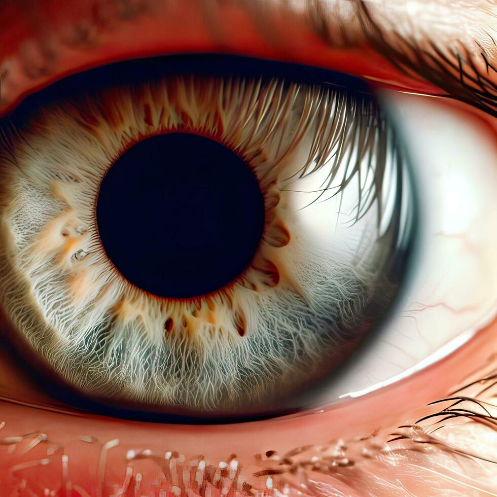 Close-up of woman's eye photo