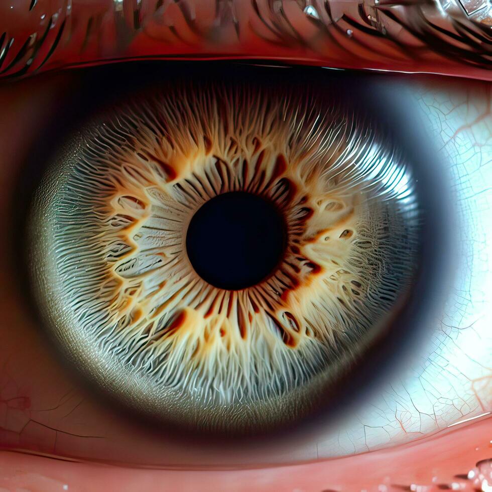 Close-up of woman's eye photo