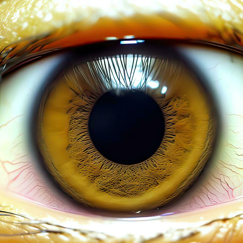 Close-up of woman's eye photo