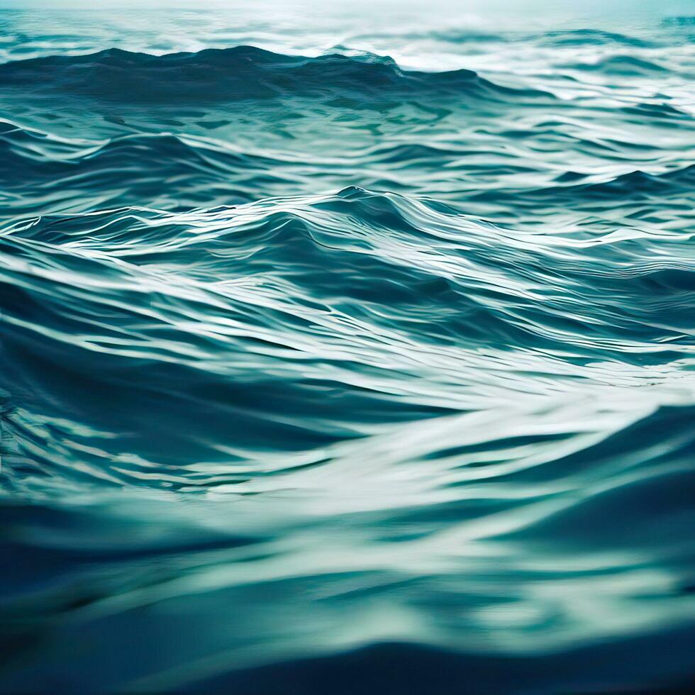 still calm sea water surface  Generative AI photo