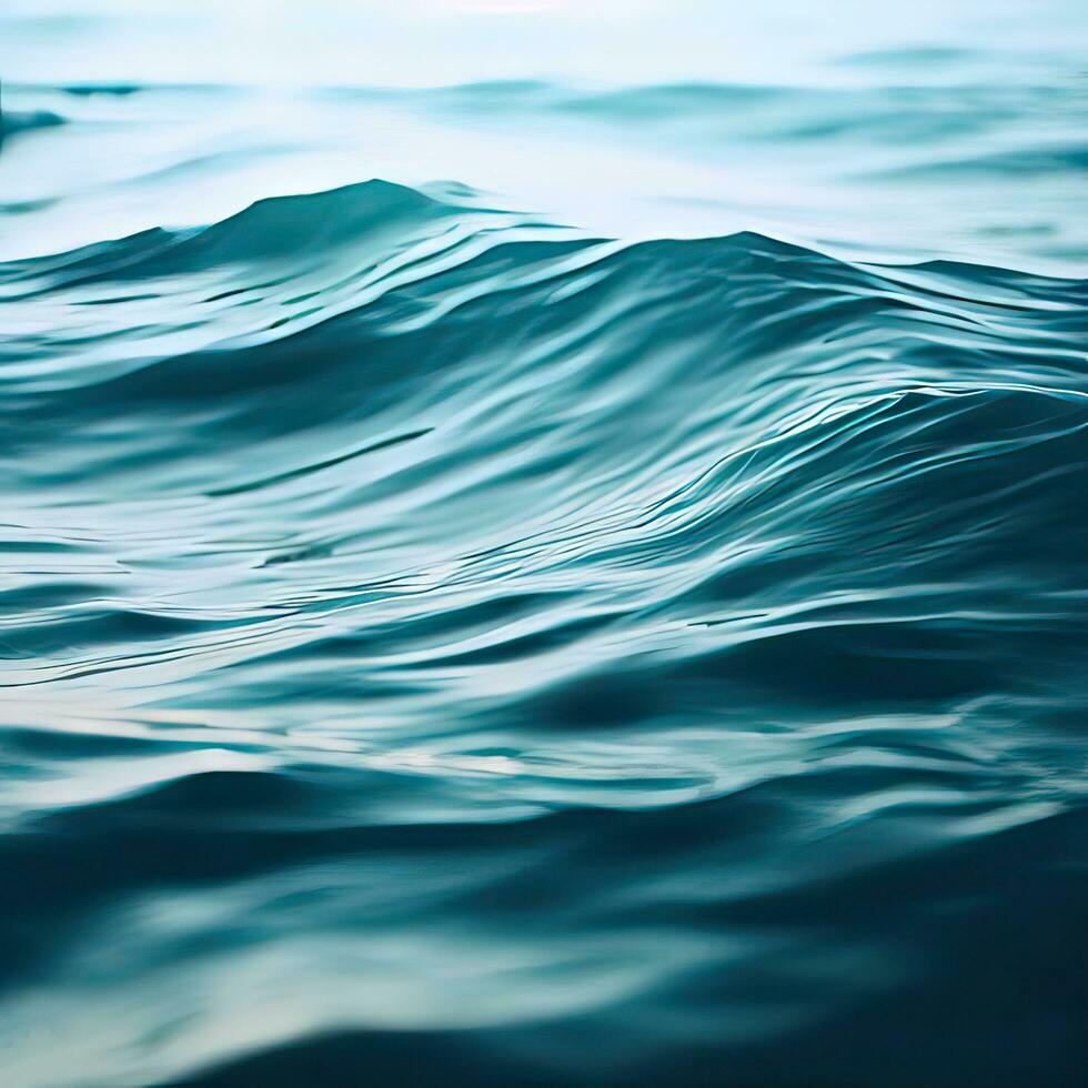 still calm sea water surface  Generative AI photo