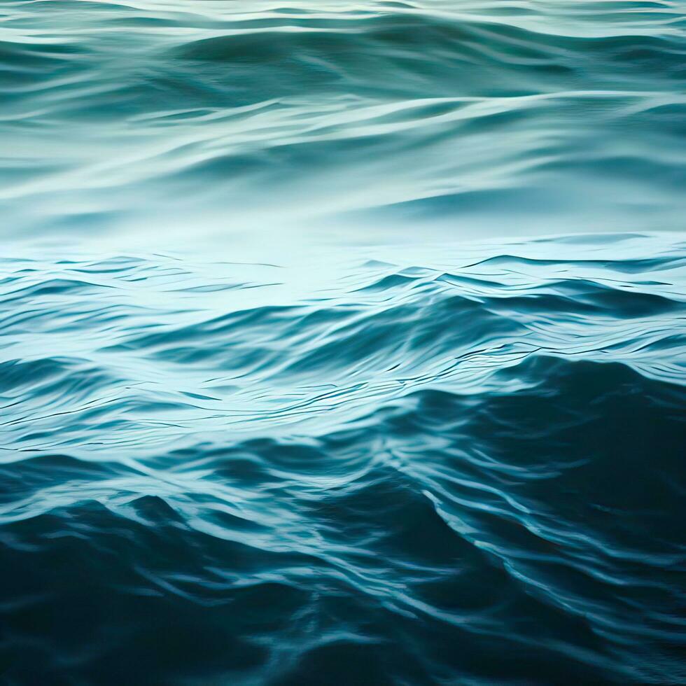 still calm sea water surface  Generative AI photo