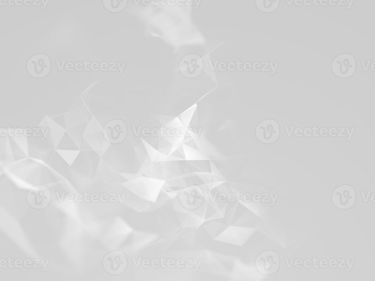 3d abstracttechno background with low poly plexus design photo