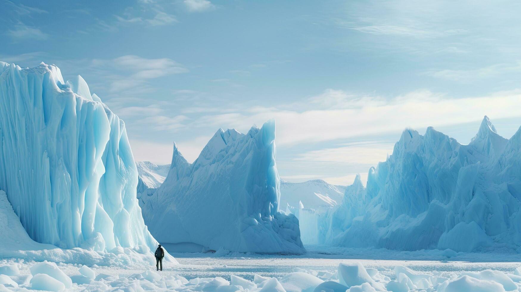 Antarctica's icebergs from the southern tip of the world photo