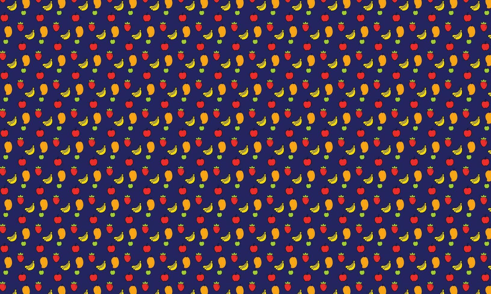 Modern fruits pattern design template vector