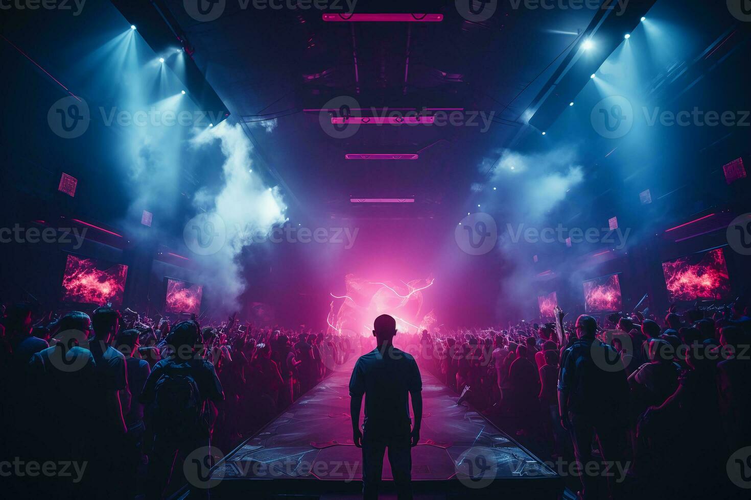 A magnificent e sports competition final stage photo