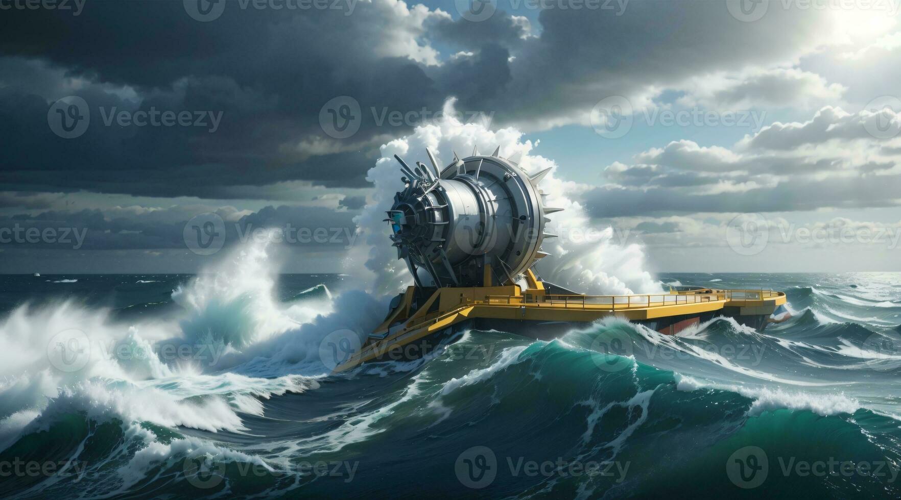 renewable energy tidal power extraction photo