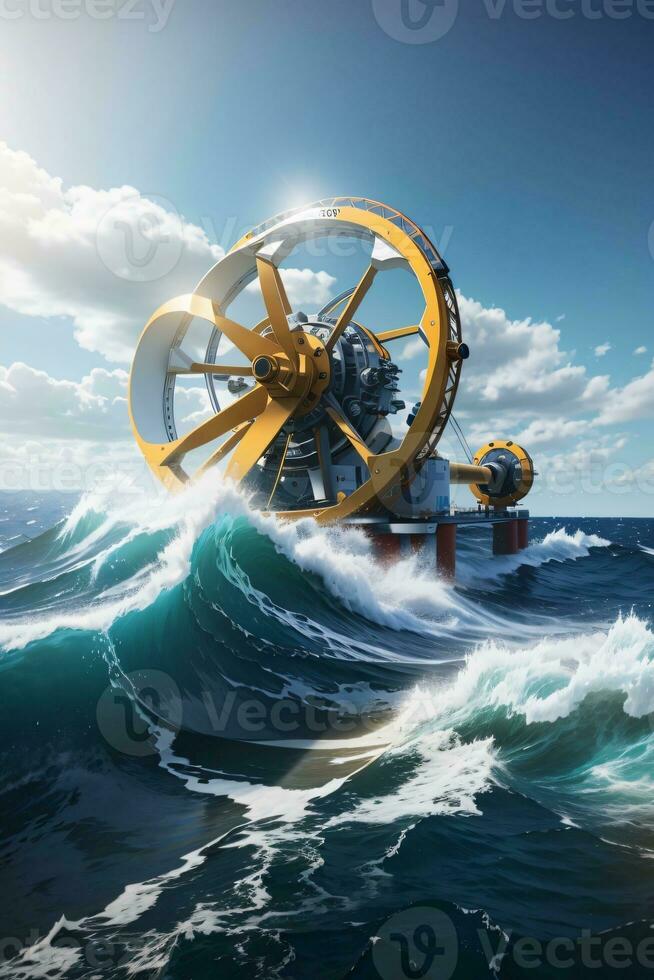 renewable energy tidal power extraction photo