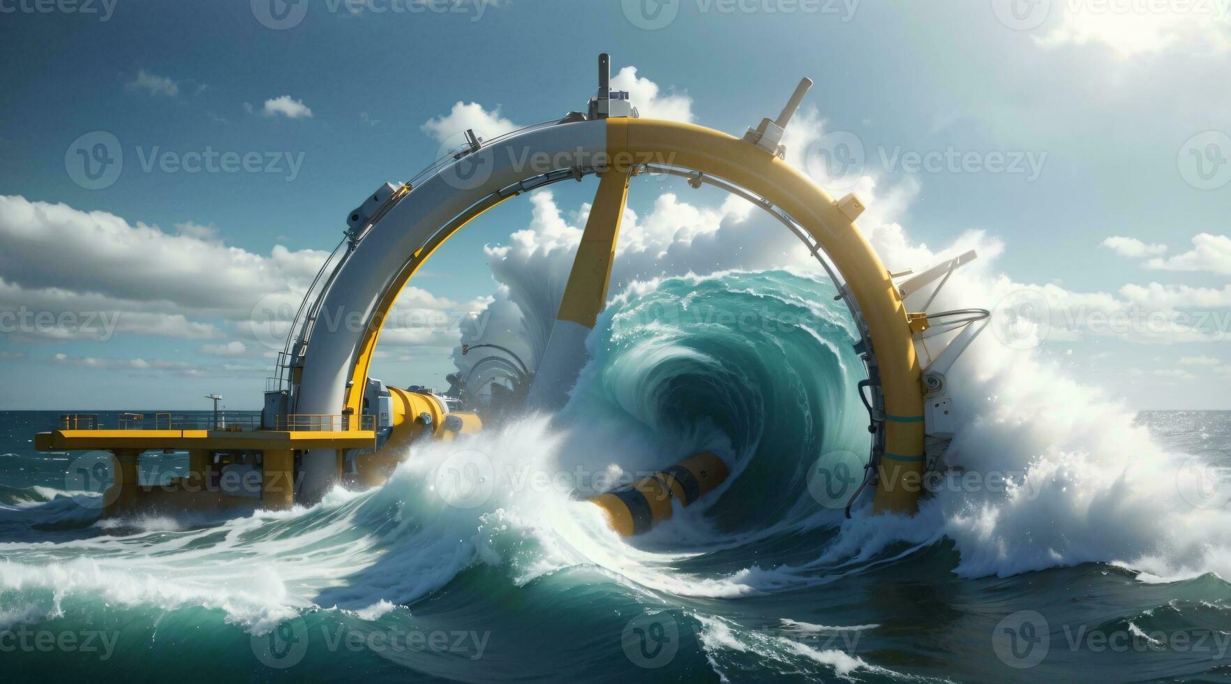 renewable energy tidal power extraction photo