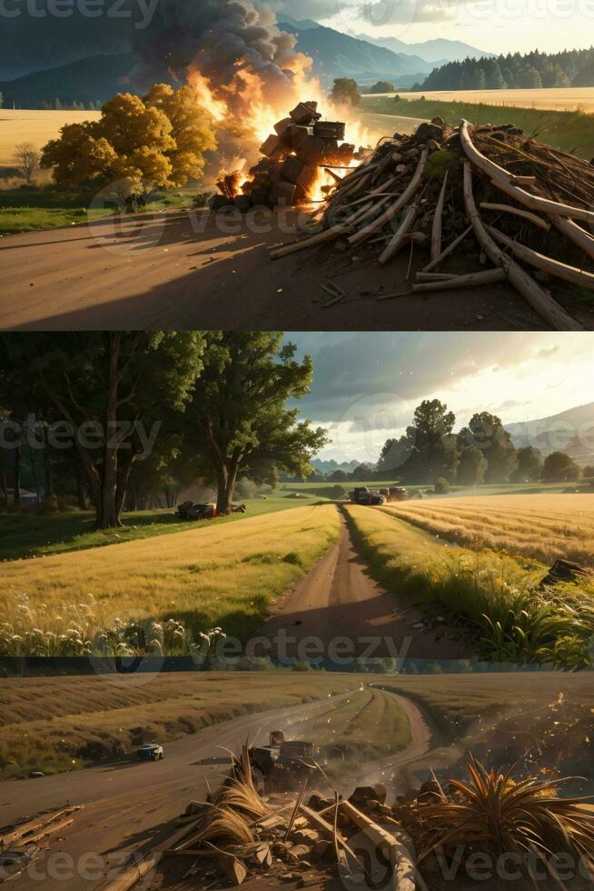 renewable energy through biomass power photo