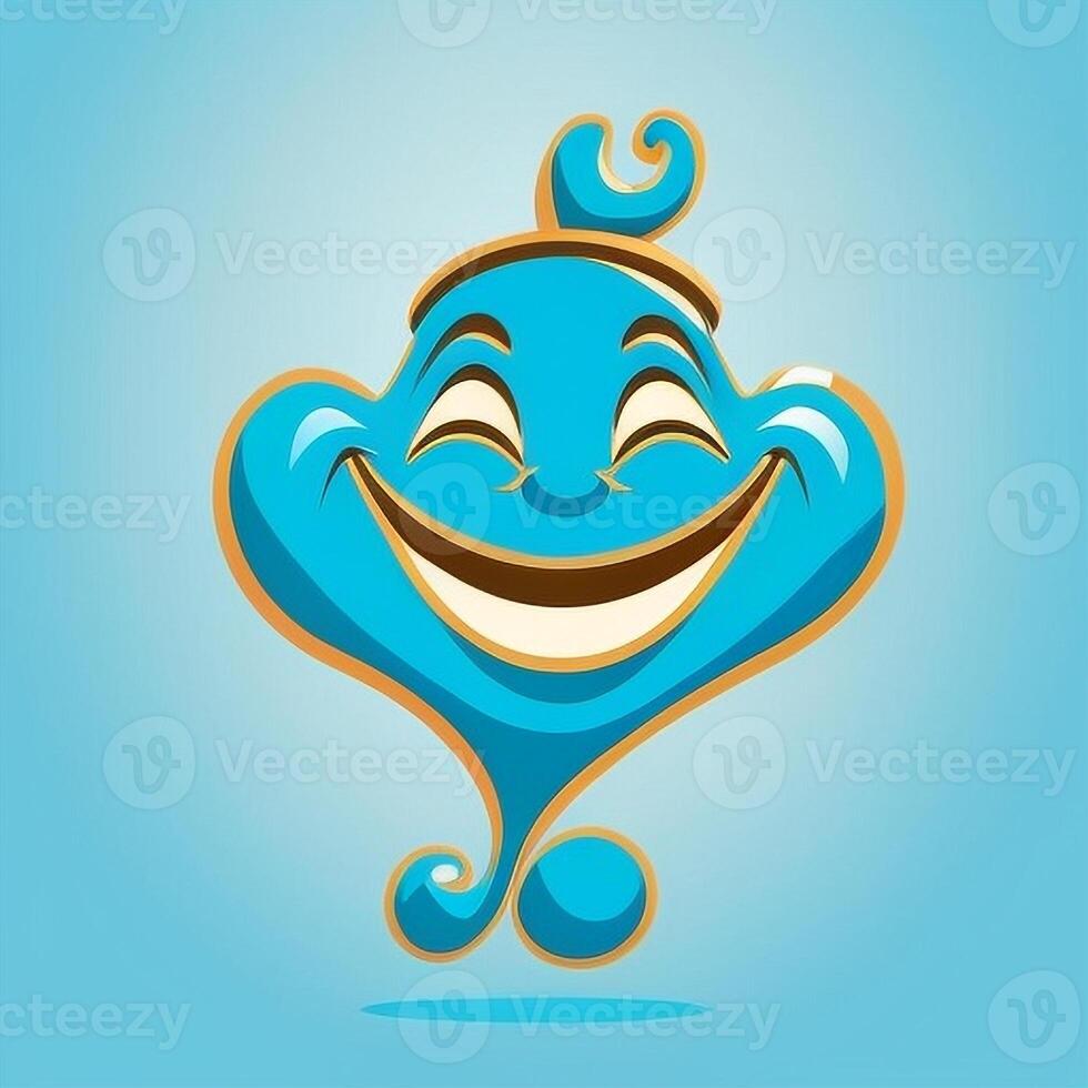 digital genie character kind smiling photo