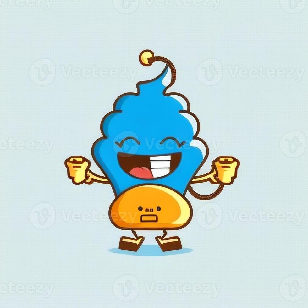 digital genie character kind smiling photo