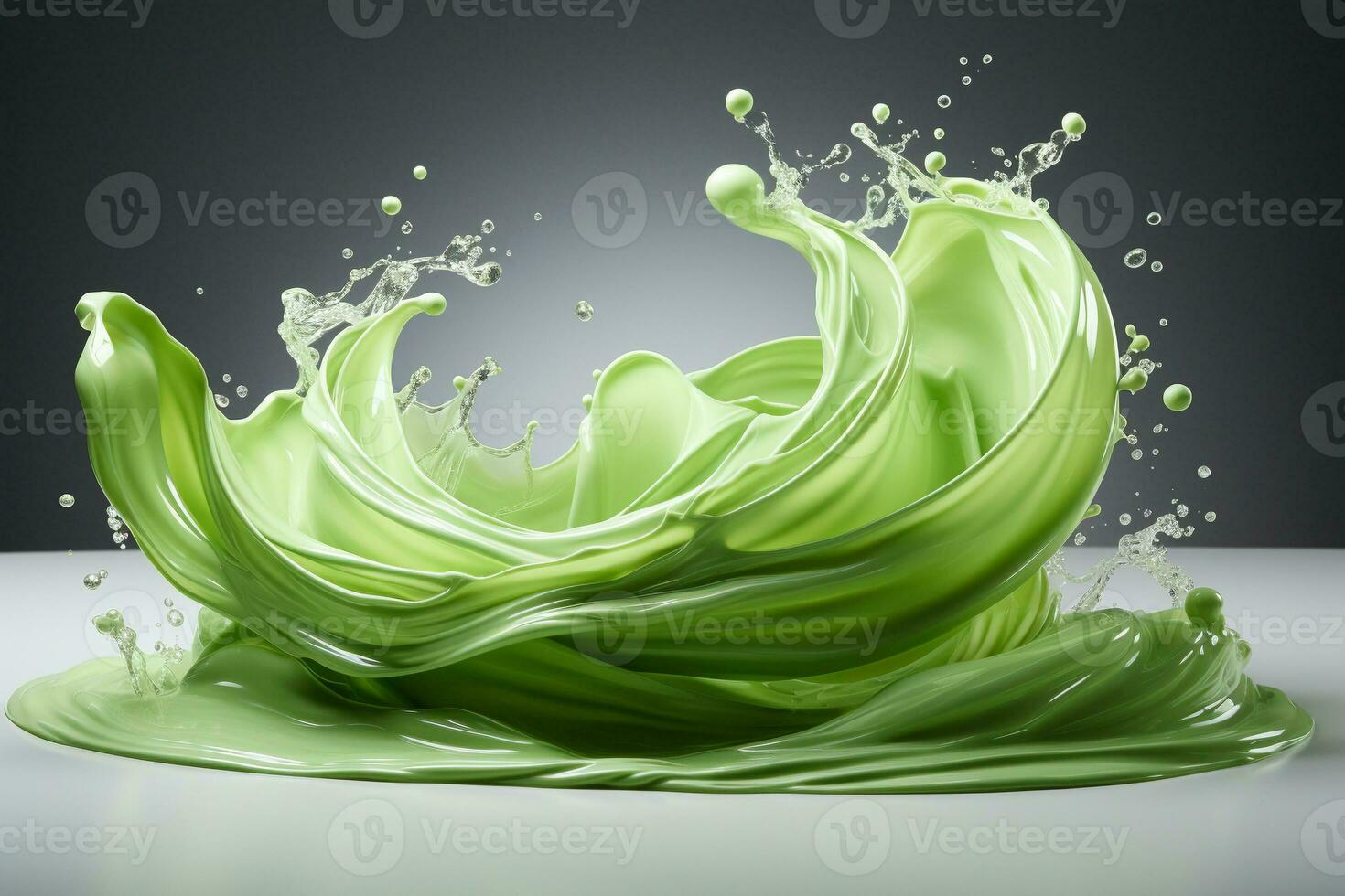 Flow matcha color for background photo