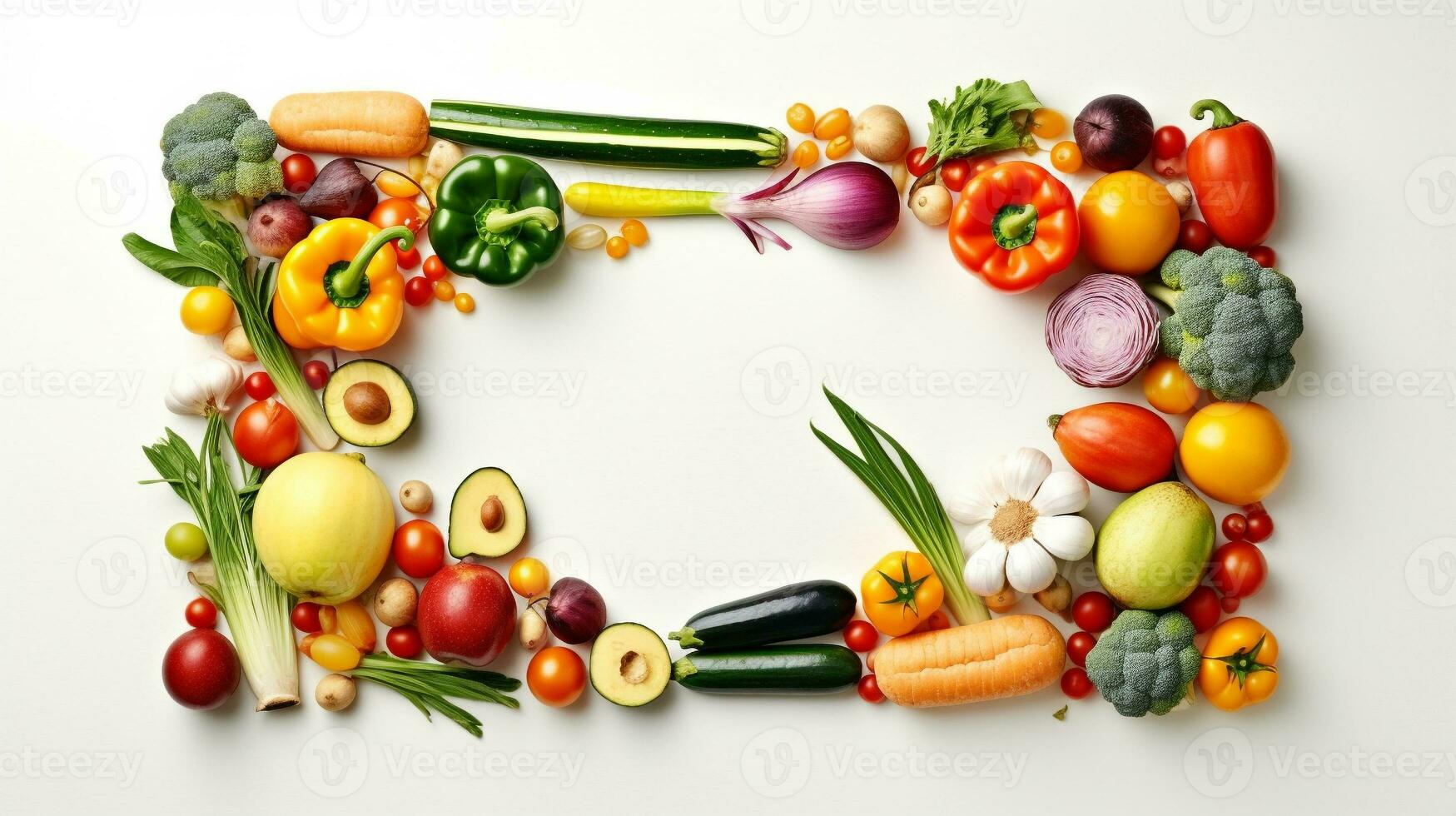 Healthy food and diet concept photo