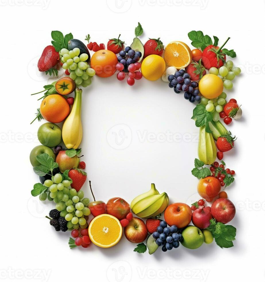 Healthy food and diet concept photo