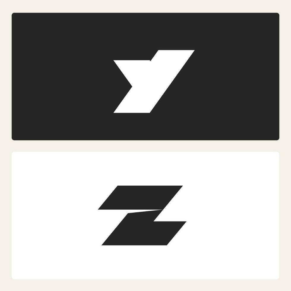 vector resumen tipografía letra logo