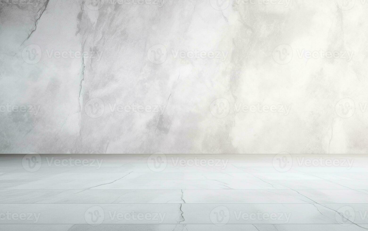 image of Empty gray Marble stone Floor and wall background generative AI photo